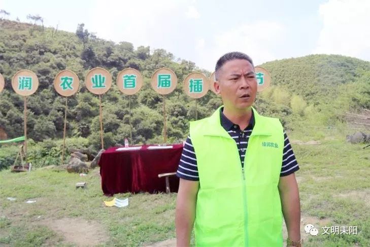 作为一个从广东办厂回耒阳发展的企业家,谭红兵近年来投入粮食生产的