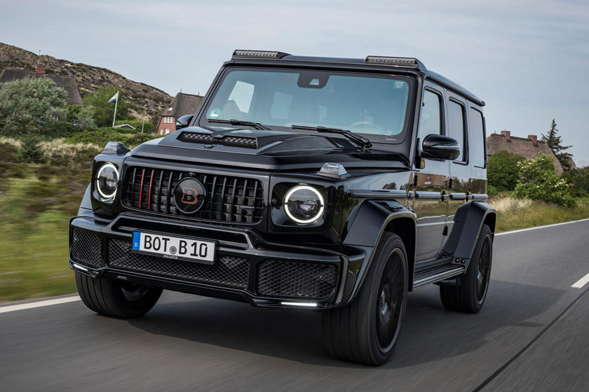 超级野兽brabus改装的奔驰amgg63越野车拥有超级跑车的动力