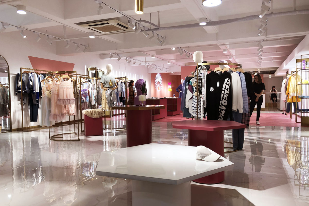 艾格es店面装修设计案例欣赏