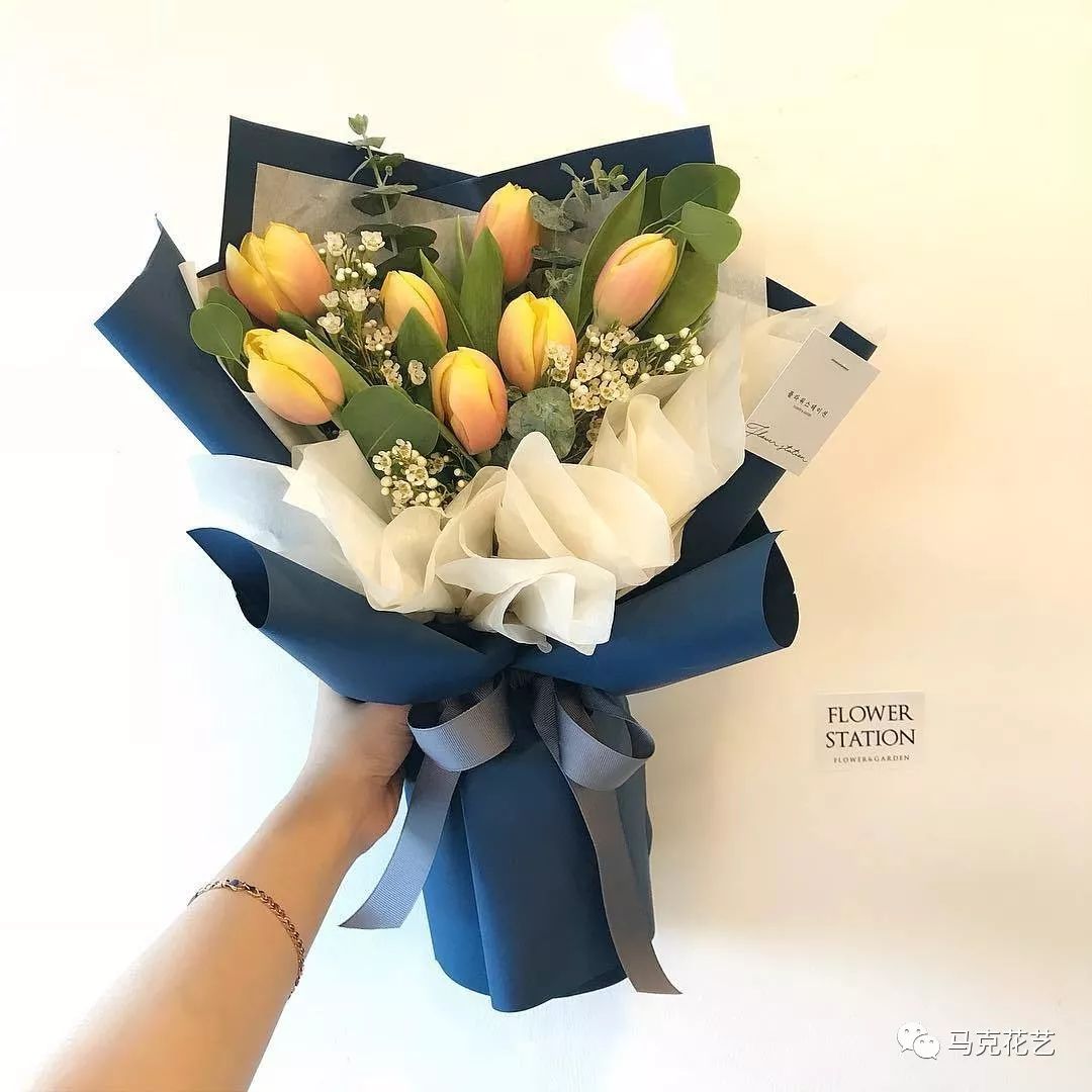 马克花艺/父亲节"花"点心思,让他知道,我们也很爱他!3_郁金香