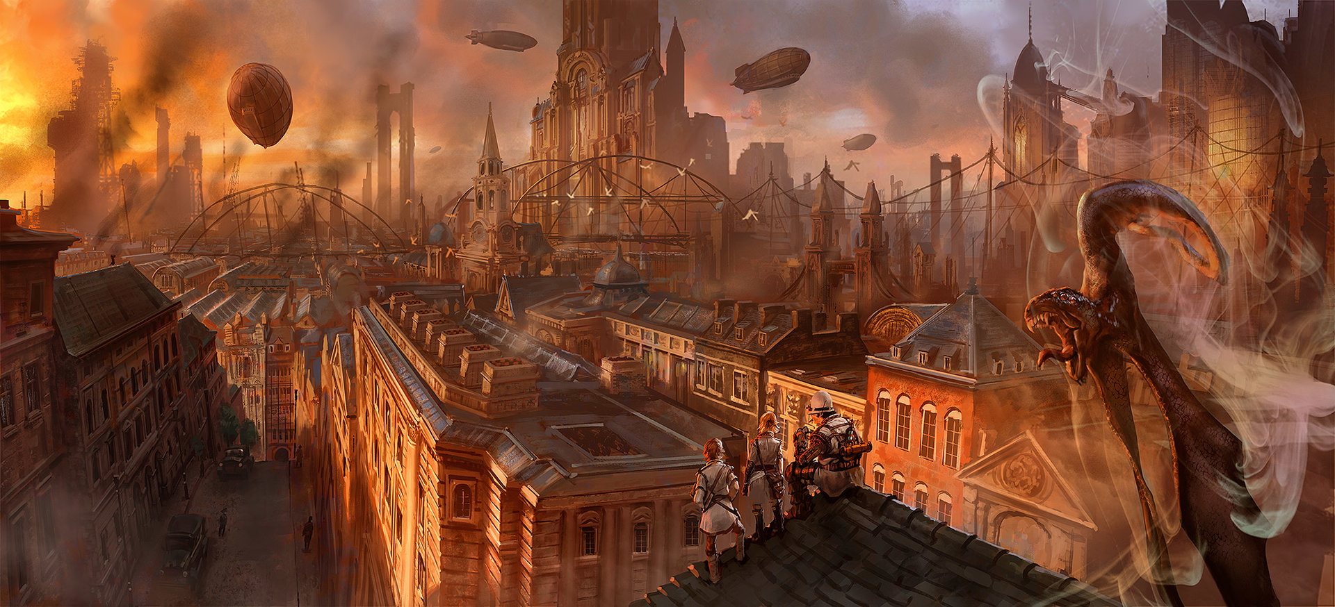 一组法国的插画师绘制的写实风格插画欣赏!画风相当厚重的作品