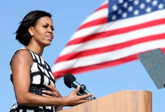 米歇尔奥巴马在白宫的最后一次演讲