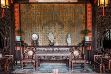 古代大户人家的客厅,中堂必不可少!