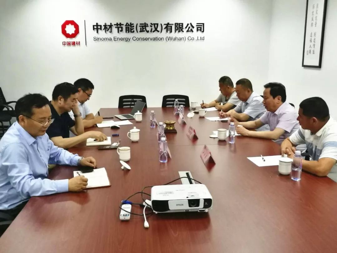 山东临邑县副县长李多江到访中材节能武汉有限公司