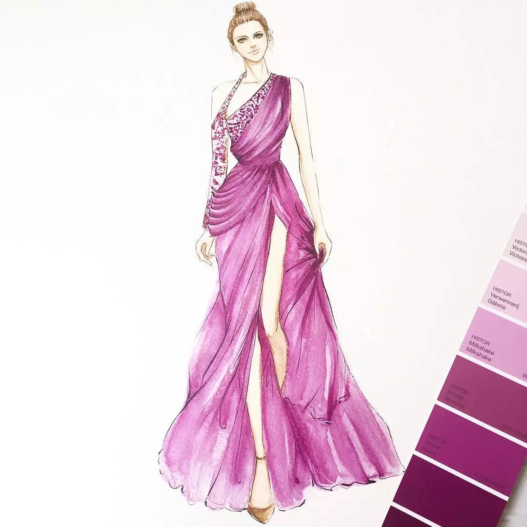 那些一击必中的秀场仙女裙仙女裙秀场款手稿