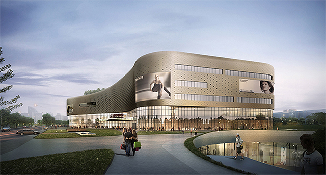 看百联川沙购物中心如何打造具韵律美的设计