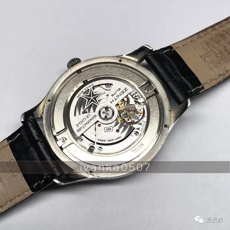 真力时elite685机芯维修保养作业_手表