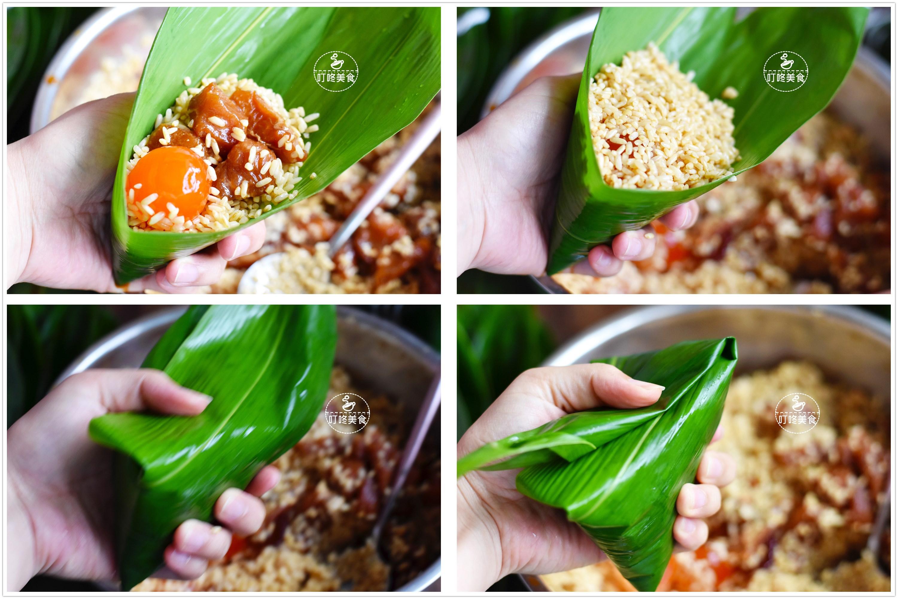 教你粽子的3种包法从调馅到包好2分钟轻松学会照着做很简单