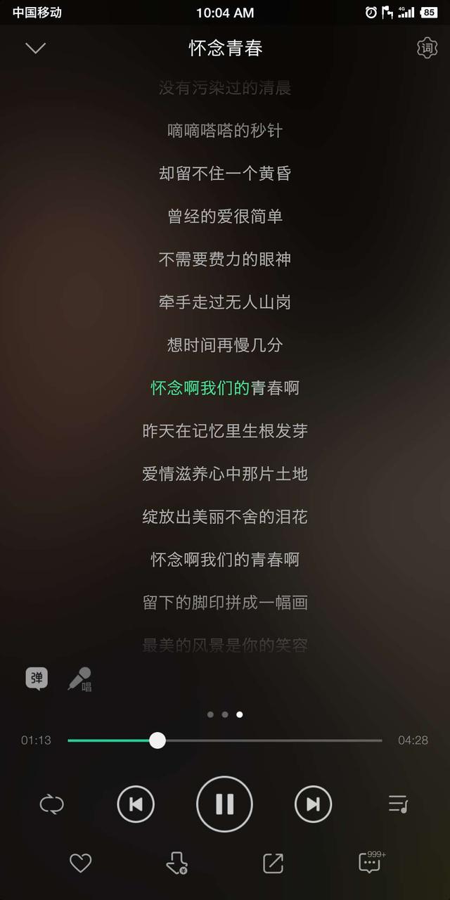 《怀念青春》:质朴的歌词加上略显忧伤的旋律,一句"怀念啊我们的青春