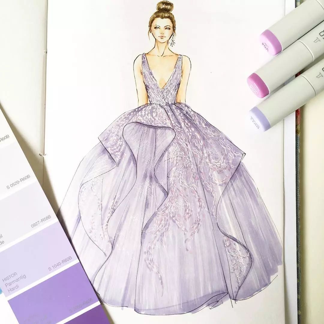 那些一击必中的秀场仙女裙仙女裙秀场款手稿