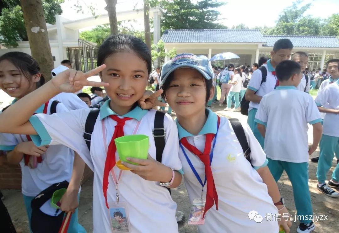 台山市台城镇白水小学参加2019未成年人社会实践活动