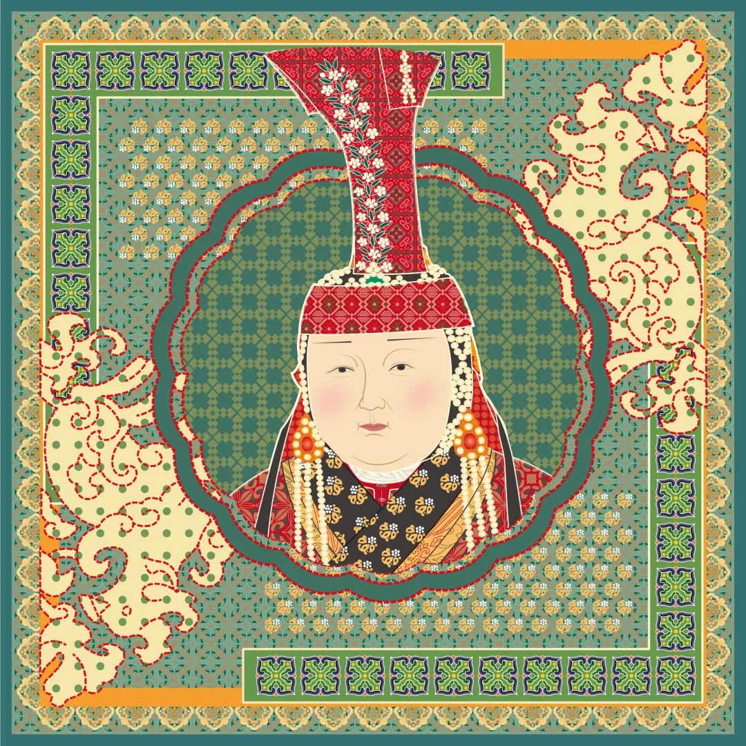 2019毕业设计作品|田鑫:"蒙纹万象"蒙古族图案再设计与丝巾产品