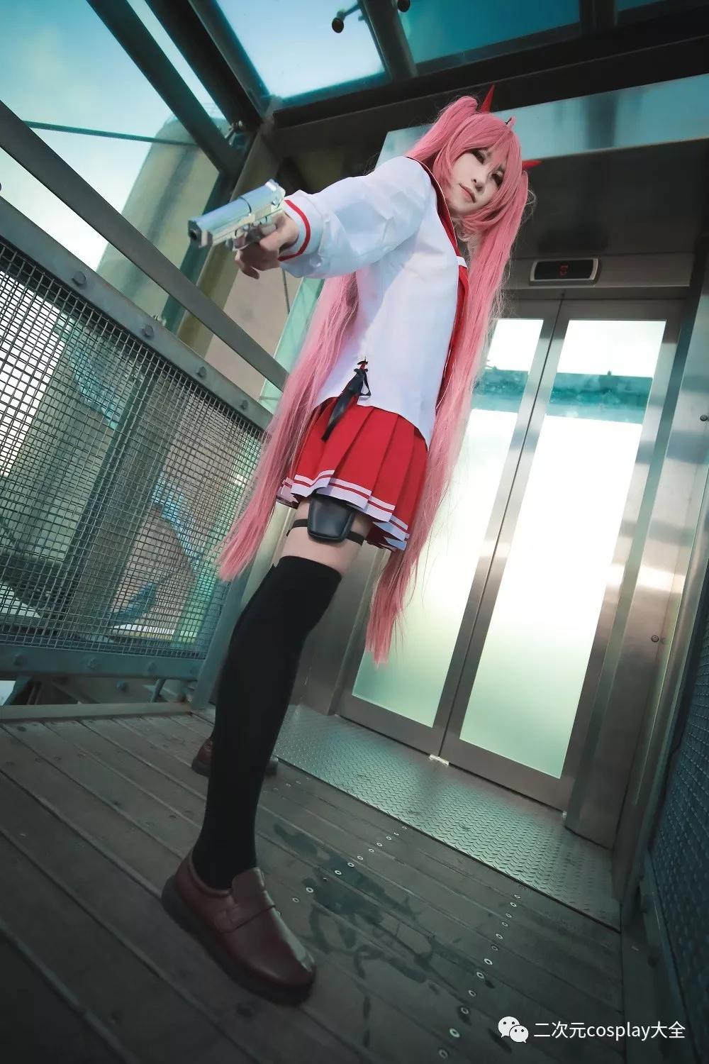 新西兰华人小哥cos萌妹子绯弹的亚里亚神崎h亚里亚