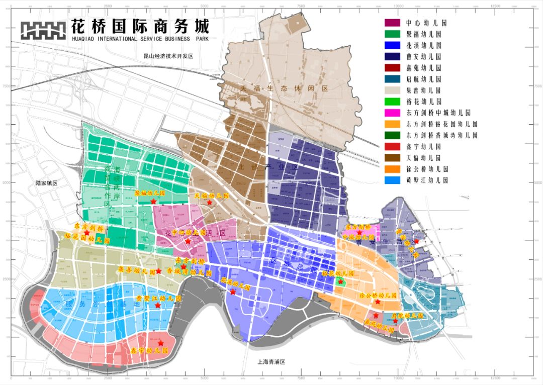 花桥经济开发区地图图片