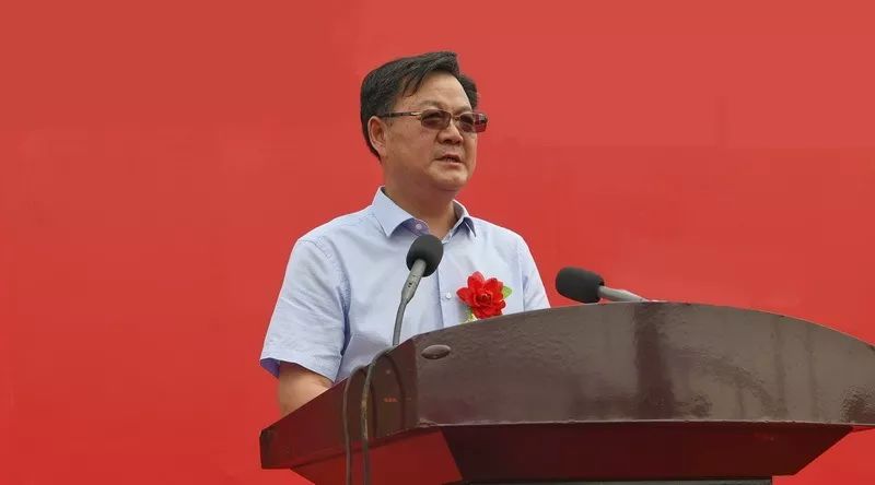 副总裁陈少慧,马钢集团副总经理唐琪明,滕州市原人大常委会主任杨位明