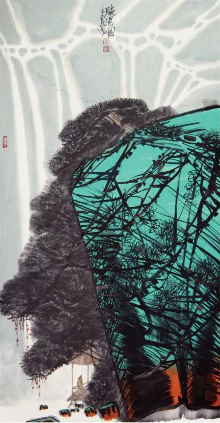 李鼎成己亥墨象当代中国画笔墨百家学术观摩展