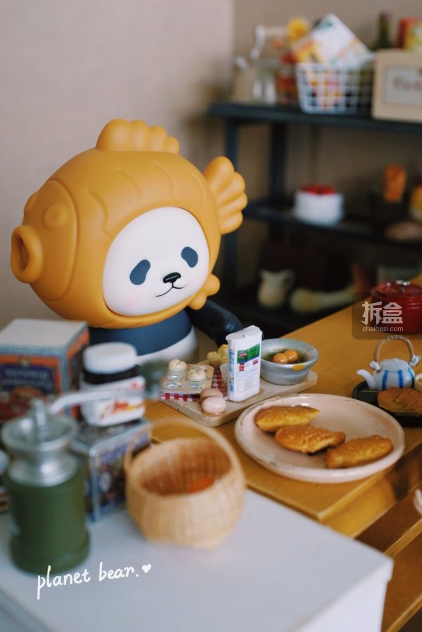 planetbearpanpan鲷鱼烧熊猫02潮玩公仔