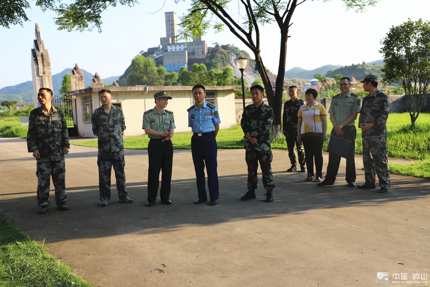 葛丰到我县视察指导对口保障军兵种民兵分队集训工作民兵集训