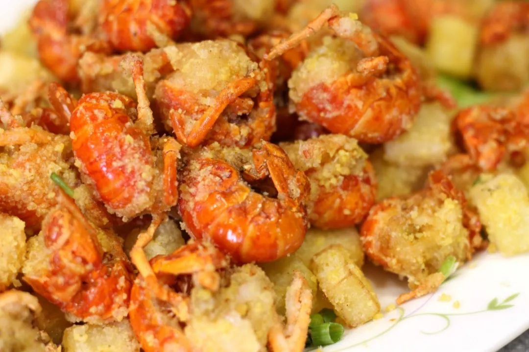 咸蛋黄焗虾尾04『 开到凌晨4点的小龙虾店 』新店就开在大朗长顺街的