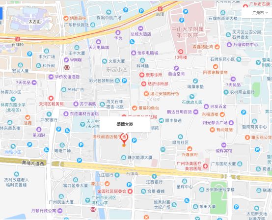 广州石牌村外卖地图图片