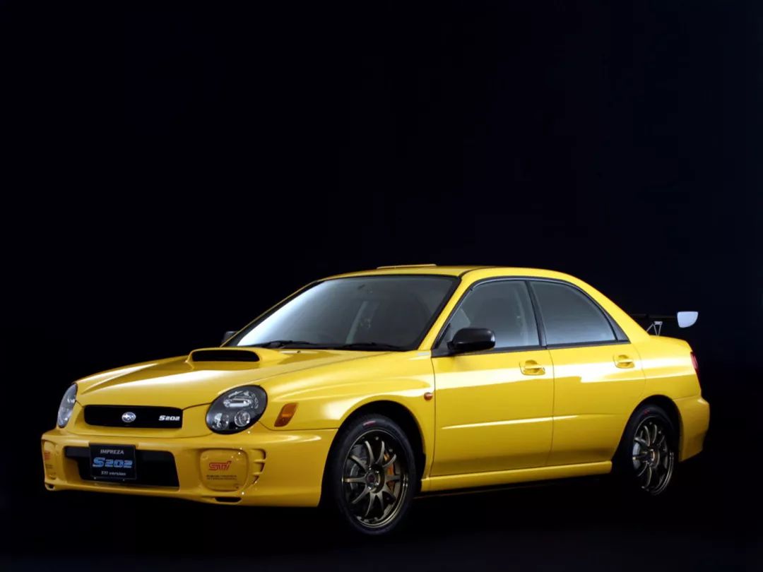 售罄了;于是当impreza wrx sti进入gd时代后,斯巴鲁也随即推出了s202