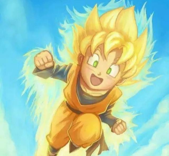 龙珠孙悟天打破记录七岁变成超级赛亚人天赋比孙悟饭还厉害