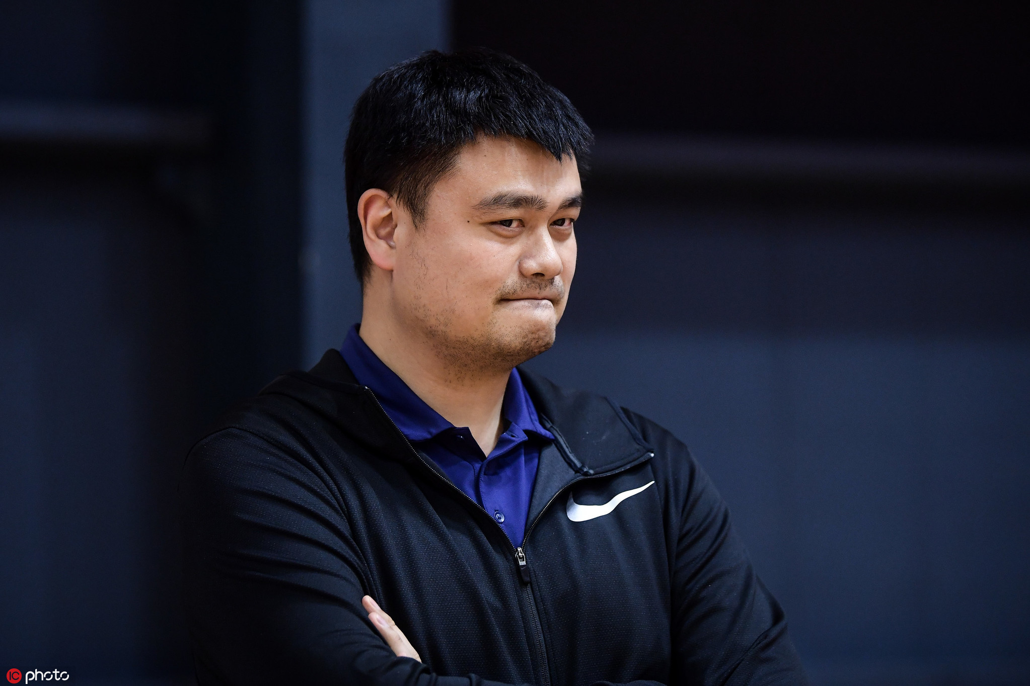 中国男篮开启世界杯集训 队列整齐姚明露满意笑容