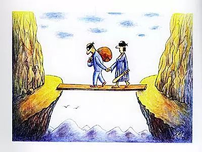 1:盲人过桥从前有个瞎子,过桥时一脚踩空了桥面,他身体一倾,几乎栽倒