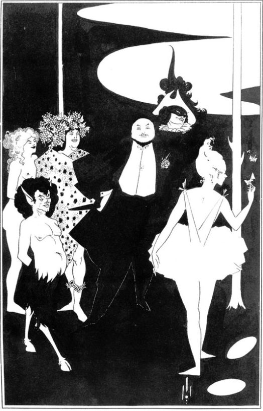 恶之花一代插画大师奥伯利比亚兹莱鲁迅是他忠实的粉丝