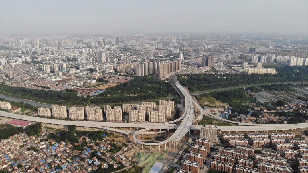 直击快速路看看我区境内内环高架西坝立交项目进展