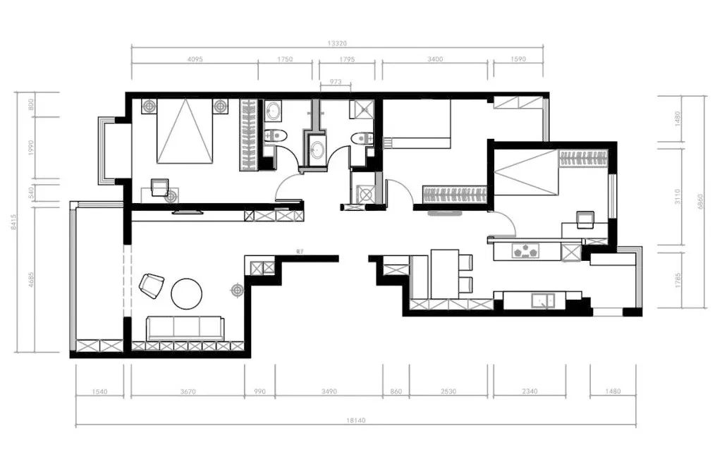 幼儿教师的140㎡舒适家,客厅是"图书馆"又是"家庭影院"
