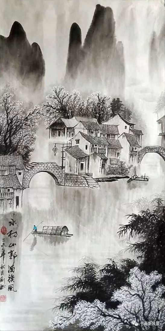 在这画里整个房子绝对凉快