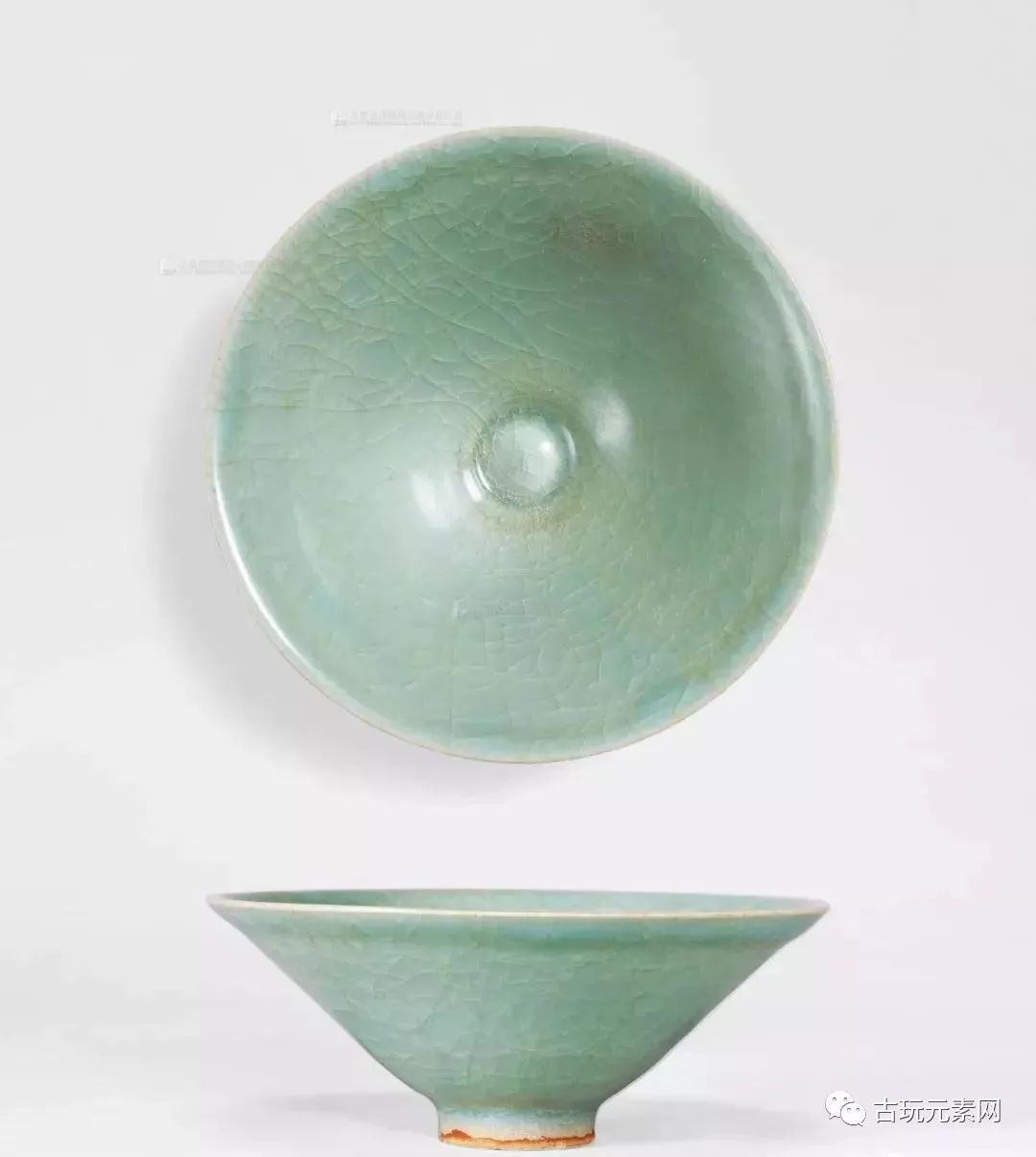 唐代 窯 白釉 緑斑 象鼻口形磁壺-