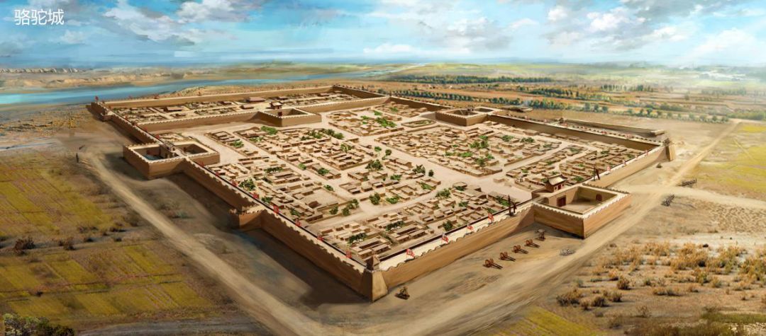 复兴文明文旅集团张普然望着骆驼城遗址沉思如何改变古迹现状