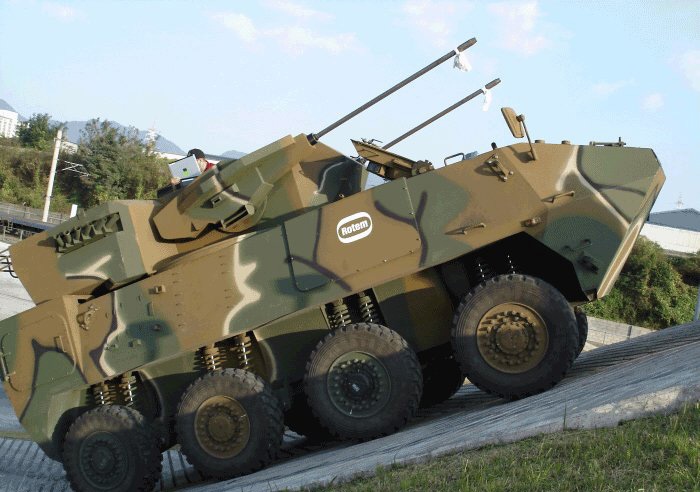 原创韩国完成kw2轮式自行高炮系统研发高颜值的低空铁扫帚
