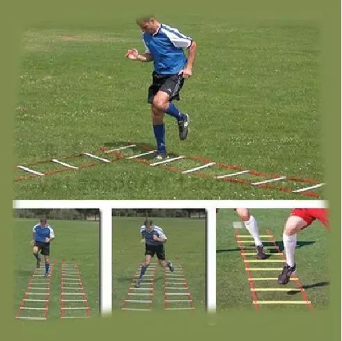 利用绳梯提高脚下频率的五组练习方式