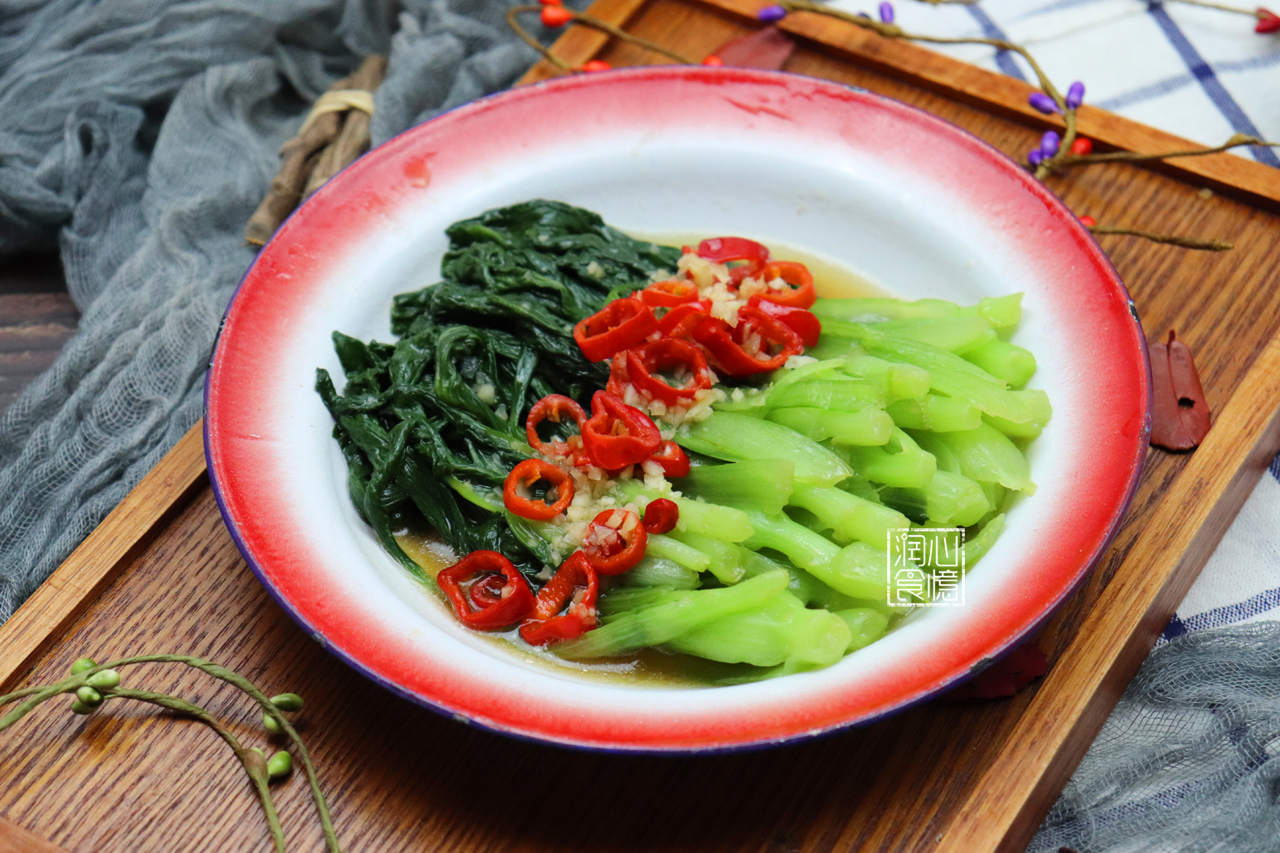 6月這菜正嫩時,涼拌吃法更營養,汆熟拌一拌實在鮮,解膩又下飯_小白菜