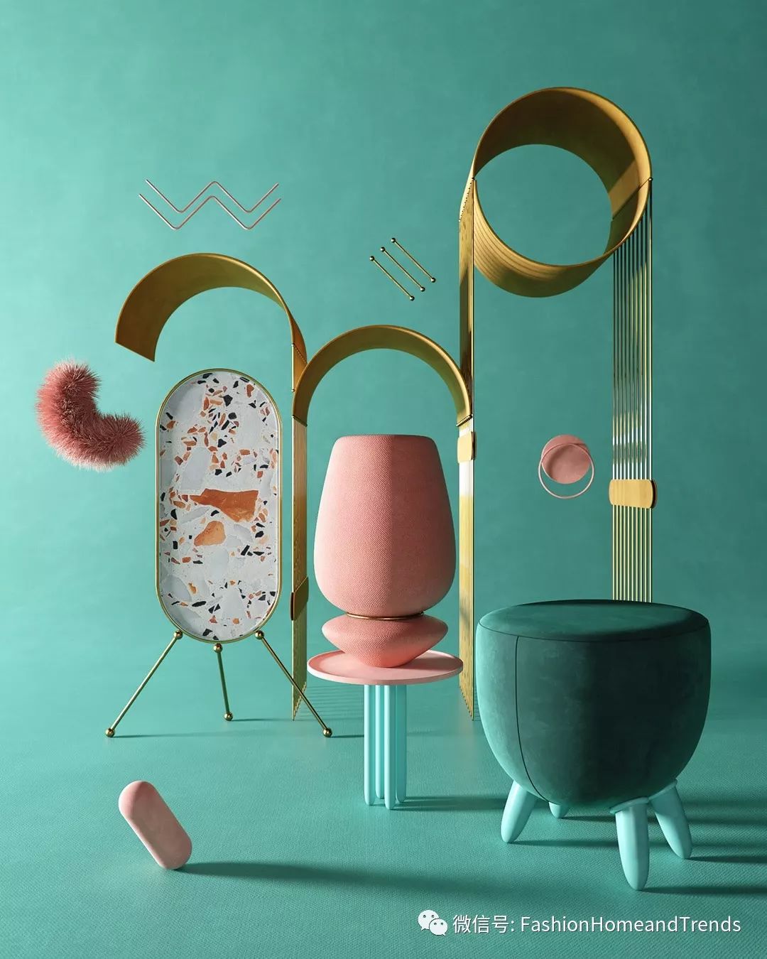 timur mitin把室内效果图做出这样的色彩搭配,惊艳整个行业#fashion