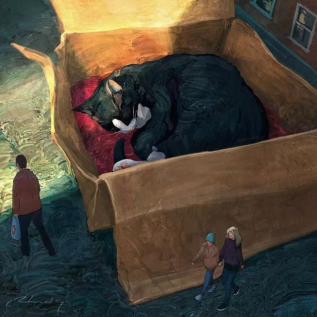 逃离生活的枷锁给自己自由这组插画画到心坎了