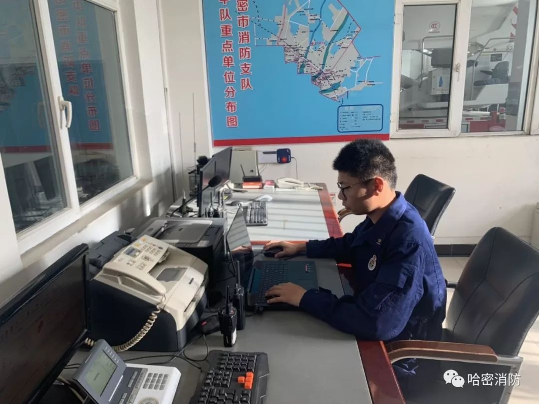 战斗员" --记哈密市消防救援支队全员岗位大练兵先进典型黄志伟_工作