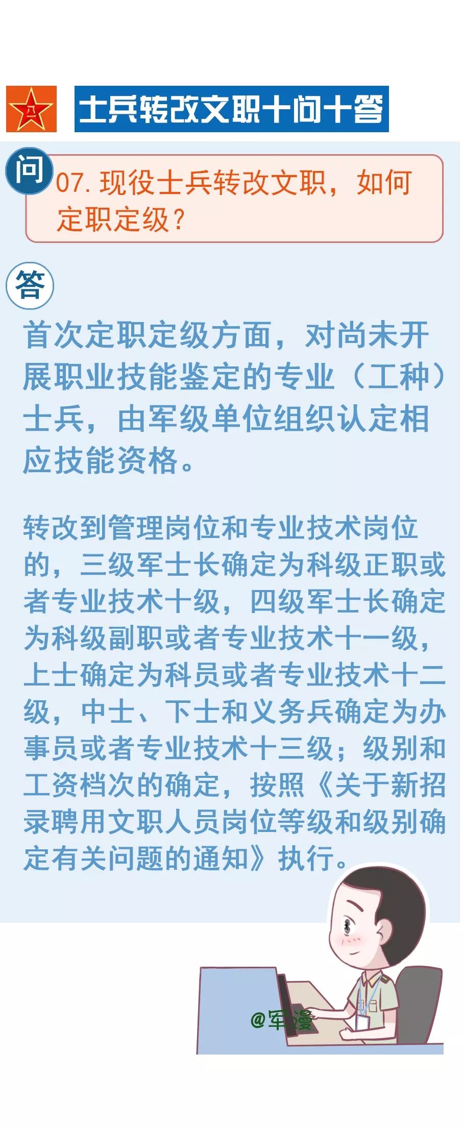 士兵转改文职十问十答