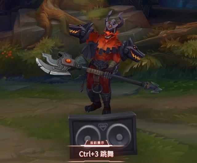 lol五杀乐队铁男增加舞蹈动作偷来了炼狱魔犬狗头音响