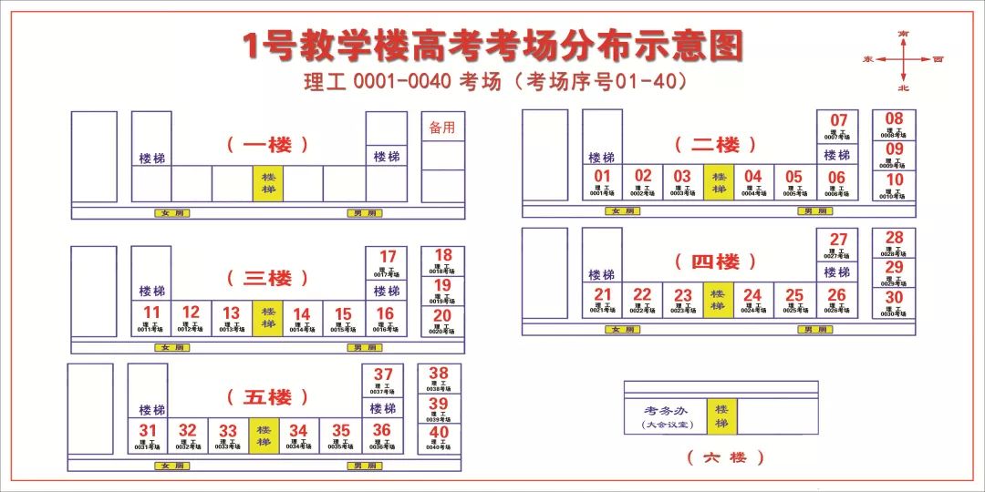 记者带你提前探班高考考点_考场