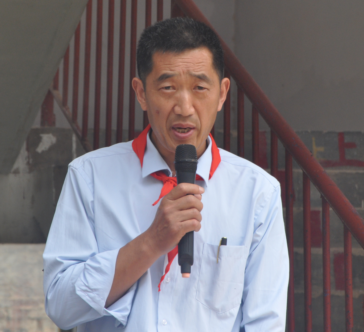 齐街镇中心学校校长姬中玉讲话河南目光之成智能科技股份有限公司董事