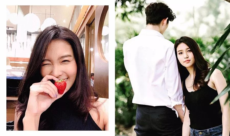 另外,这部泰剧的女主ferny也很值得写,95年妹子,不是典型的混血泰星