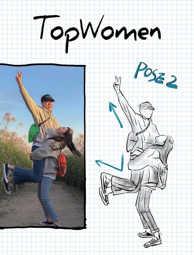 这么甜到掉牙的情侣拍照姿势,旅途中你们不试试吗_pose