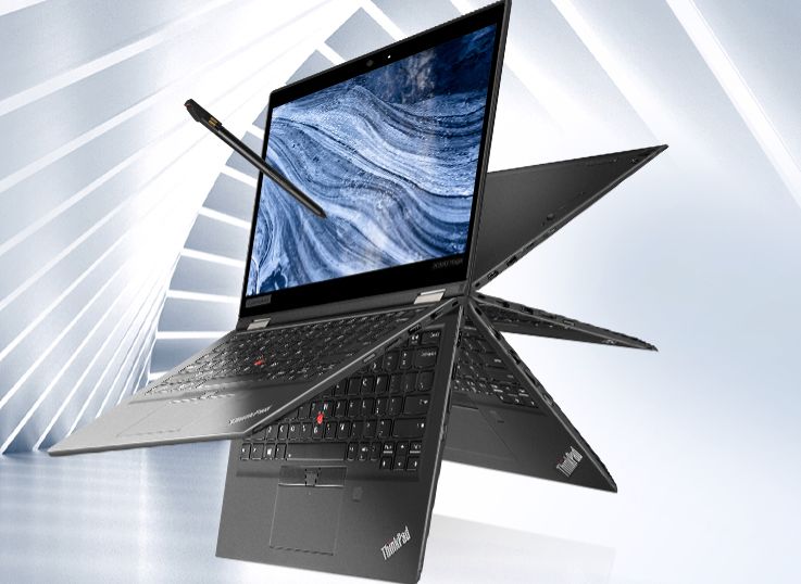 小黑:thinkpad x390 yoga呀!屏幕支持360°翻转,让你美出每一度.