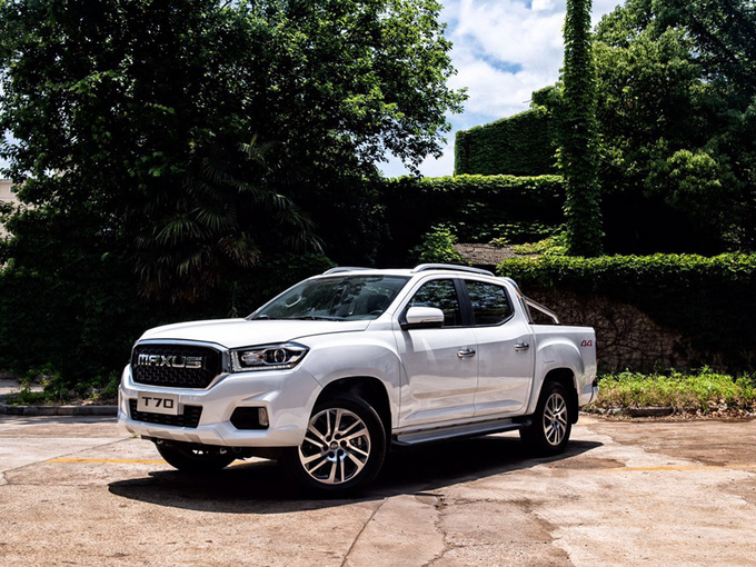 迎合皮卡进城大通t70国六1198万起售匹配自动挡