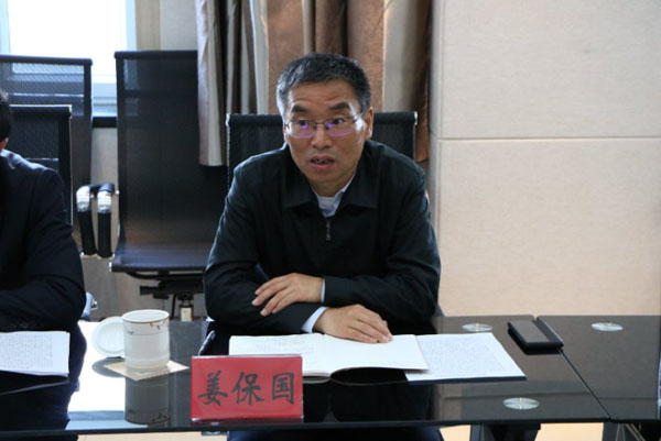 省商务厅副厅长姜保国到我市调研