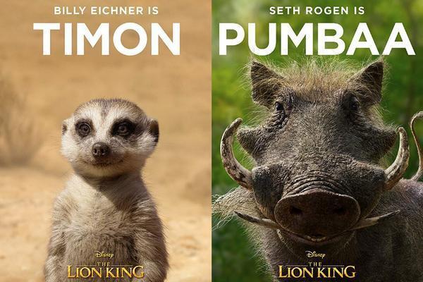 聪明勇敢的母狮娜娜,幽默活泼的猫鼬丁满,热情而稍显笨拙的疣猪彭彭